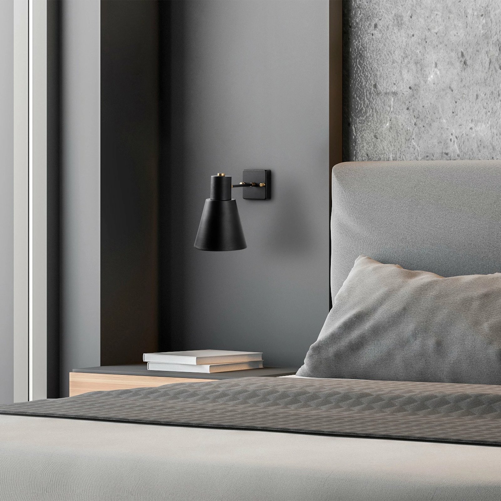 Llambë muri Opviq, Funnel - 13090, e zezë dhe e artë