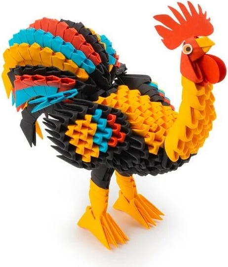 Set origami 3D Alexander 2574, gjel, 517 pjesë, shumëngjyrësh