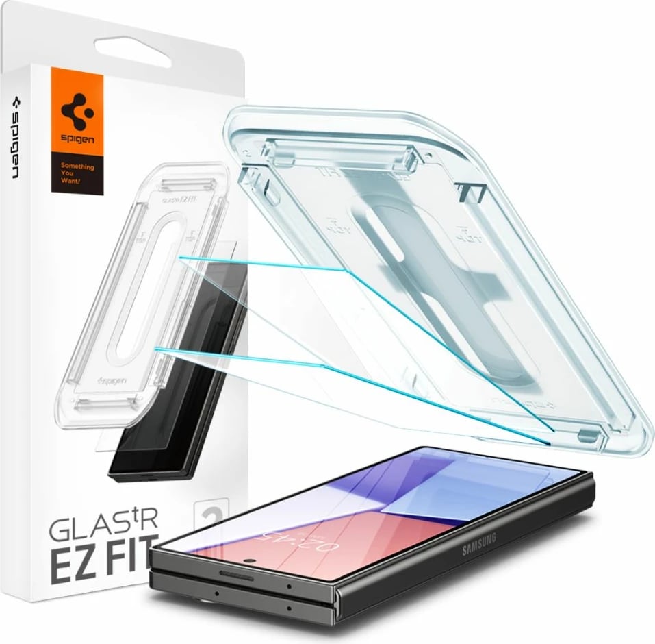 Xham i temperuar Spigen Glas.tR EZ Fit për Samsung Galaxy Z Fold 6, 2 copë