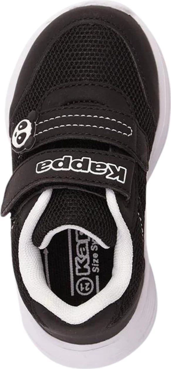 Këpucë fëmijësh Kappa, të zeza e të bardha