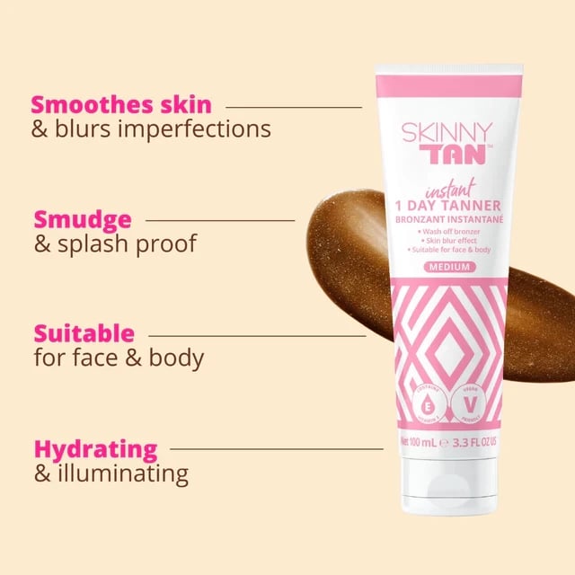 Bronzer për nxirje Skin&Tan 1 Day Instant, 100 ml