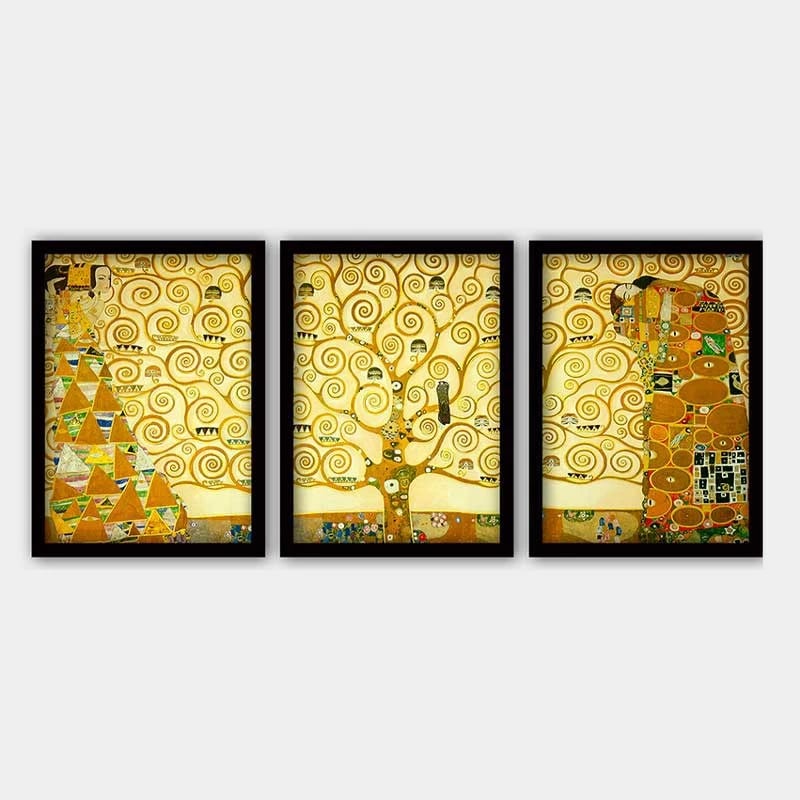 Pikturë dekorative me kornizë (3 copë), Wallity, 3SC_UN6161113_3545