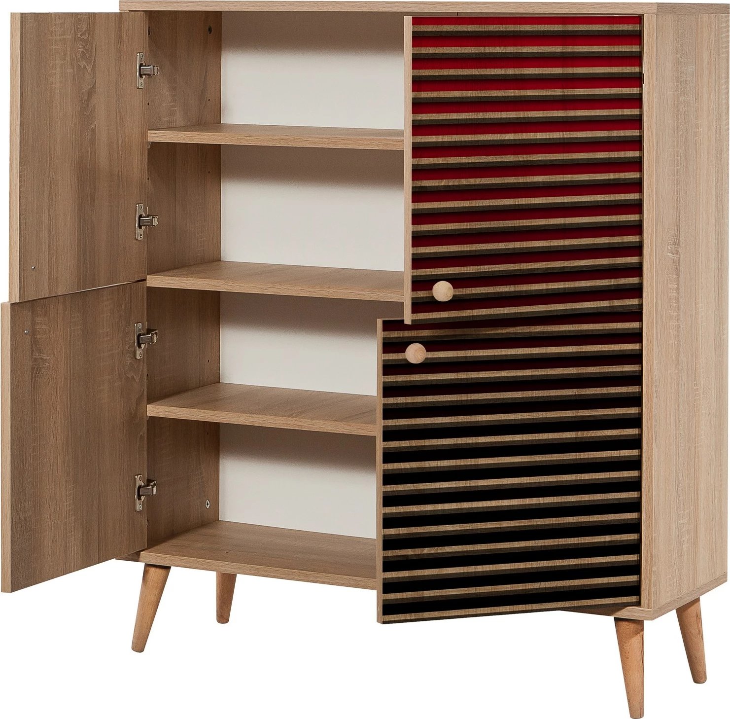 Dollap multifunksional Hanah Home, Multilux-221, ngjyrë lisi Sonoma