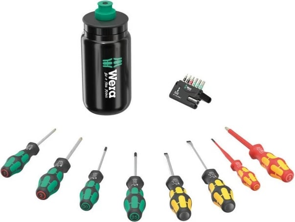 Set kaçavidash Wera 9540 Kraftform XL, me mbajtës bitash, kasë e zezë