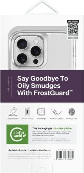 Mbështjellës UNIQ LifePro Xtreme Magclick për iPhone 16 Pro Max, Transparent