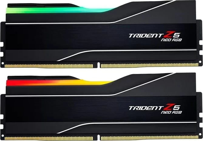 RAM Memorje G.SKILL Trident Z5 Neo RGB F5-6000J2636H32GX2-TZ5NR, 64 GB (2x32 GB), DDR5, 6000 MHz, Multikolor