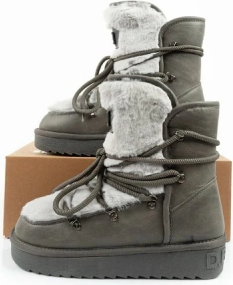 Çizme dimri për femra D.Franklin, gri