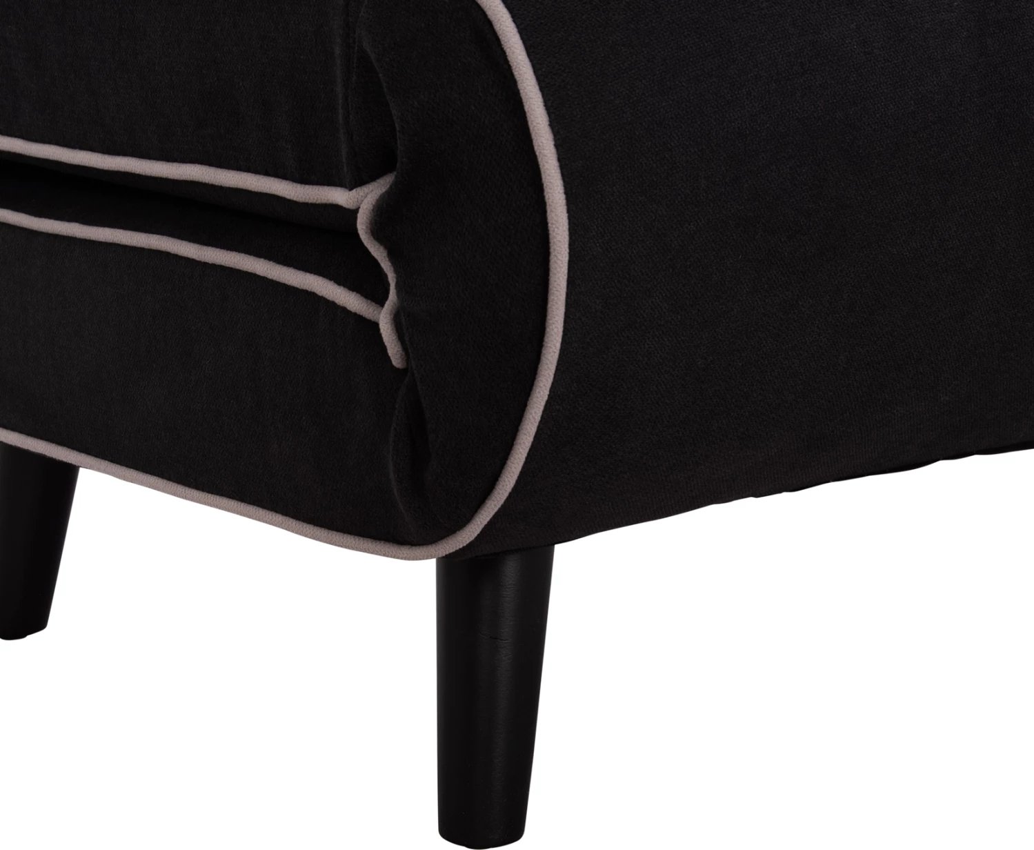 Fotel-krevat BRAXTON, material i zi, FH8425.03, 78x88x78cm