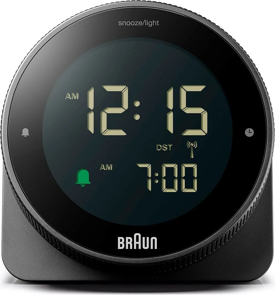 Orë alarmi Braun BC 24 B DCF, LCD, zezë Orë alarmi Braun BC 24 B DCF, LCD, zezë