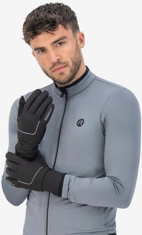 Doreza dimri Rogelli, unisex, të zeza