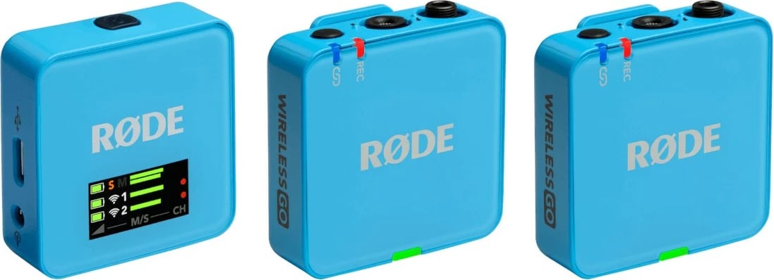Sistem mikrofoni pa tela RODE Wireless GO III, Blu