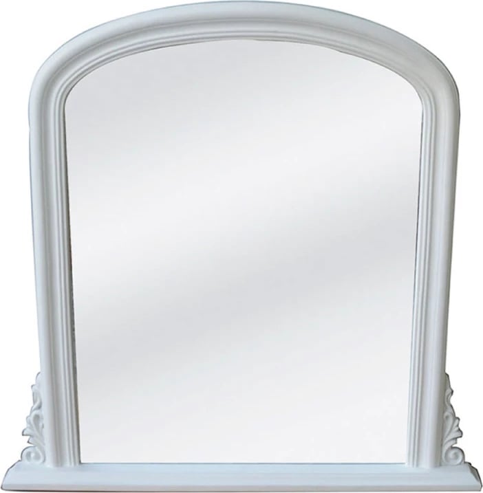 Pasqyrë La Poupee, ngjyrë e bardhë mat, 86x88cm