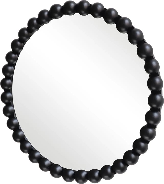 Pasqyrë muri Specio, dru i zi, Φ60x4.5cm