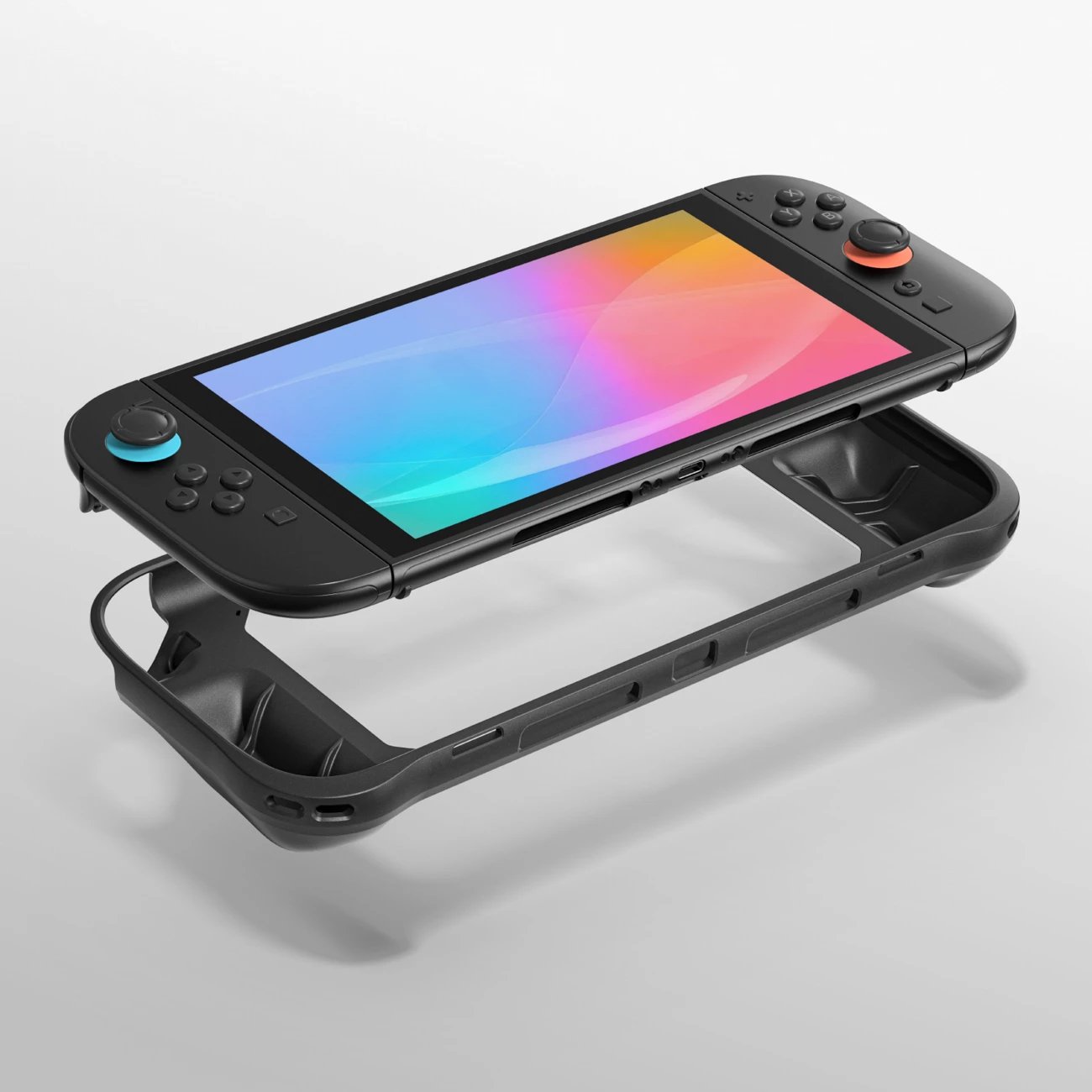 Mbështjellës AmazingThing PlayShield Bunker për Nintendo Switch 2, i zi