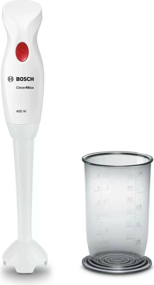 Blender dore Bosch MSM14100 400 W 0.7 L i bardhë me enë matëse