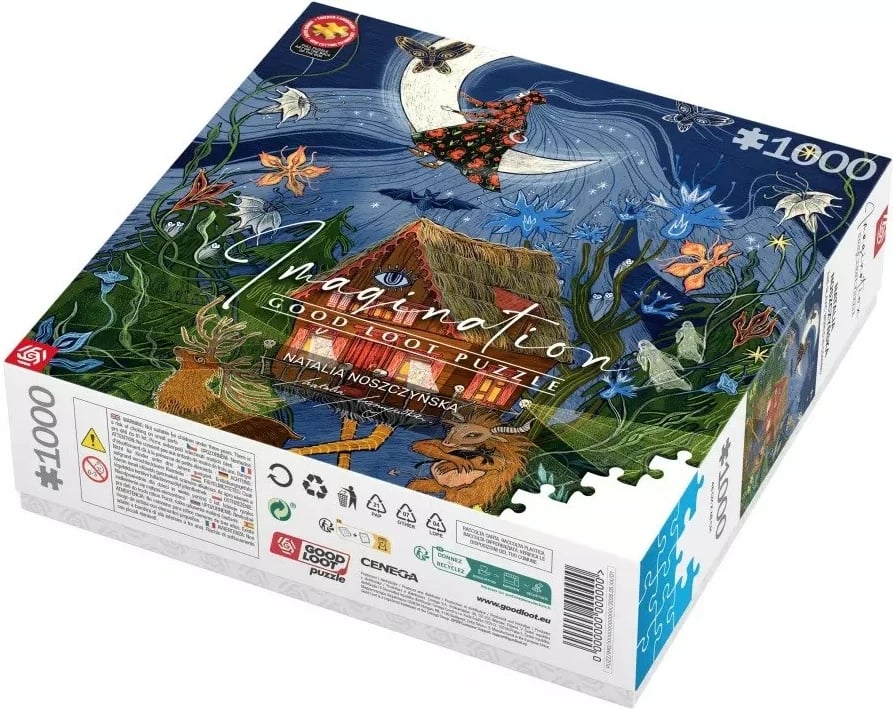 Puzzle Good Loot Imagination 1000 pjesë, Natalia Noszczyńska, shumëngjyrësh