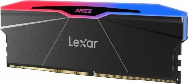 RAM Memorje Lexar ARES RGB Black DDR5, 32GB (2x16GB), 6000 MHz, CL28, me ndriçim RGB, Set