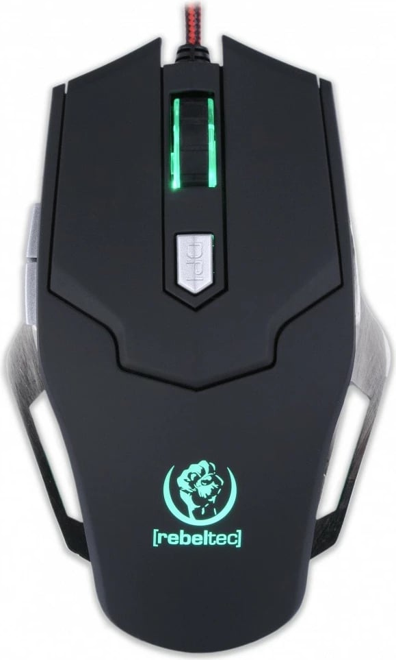 Maus gaming Rebeltec FALCON, 6 butona, 2500 DPI, metal, i zi