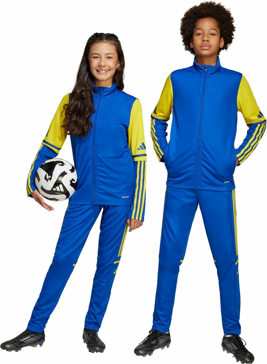 Pantallona sportive për fëmijë adidas, të kaltërta