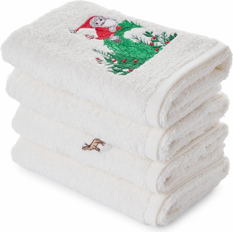 Set peshqirësh për larje (4 copë), Mijolnir, Christmas Glow