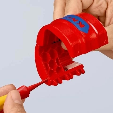 Prerës kabllosh Knipex BiX, plastikë/çelik inox, 5 cm, kuq Prerës kabllosh Knipex BiX, plastikë/çelik inox, 5 cm, kuq