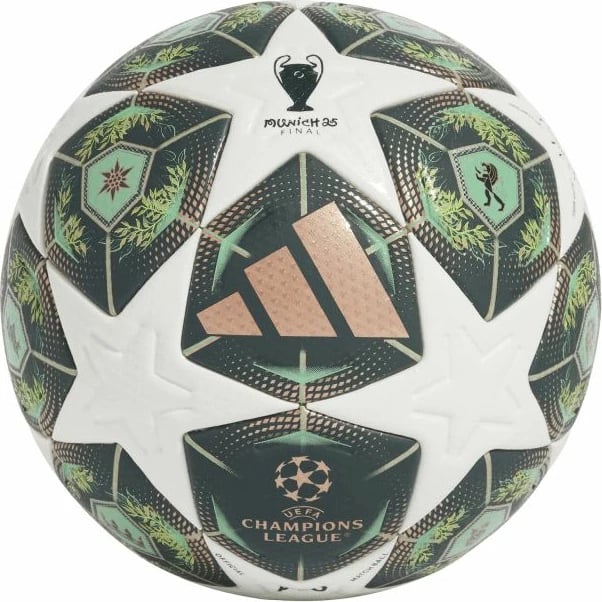 Top futbolli adidas, për meshkuj, femra dhe fëmijë, i bardhë / jeshil