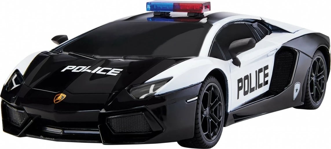 Veture lodër me telekomandë Revell RC Lamborghini Aventador Police, 1:24, zi/bardhë