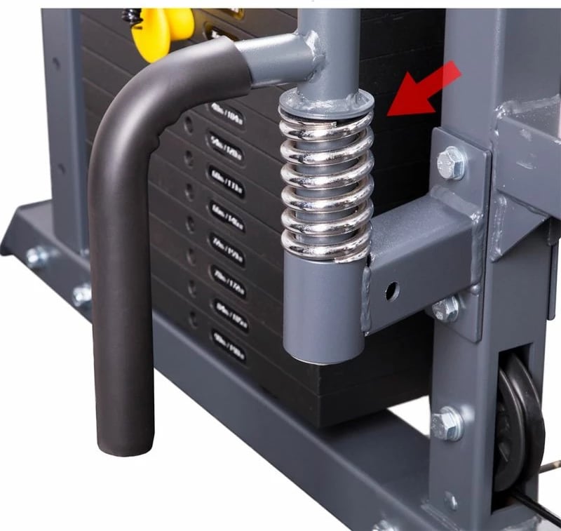 Aksesor leg press HMS, gri