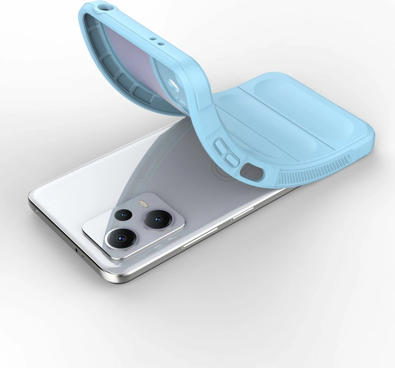 Mbështjellës Hurtel Magic Shield Case për Xiaomi Redmi Note 12 5G / Poco X5 5G, kaltër e çelët