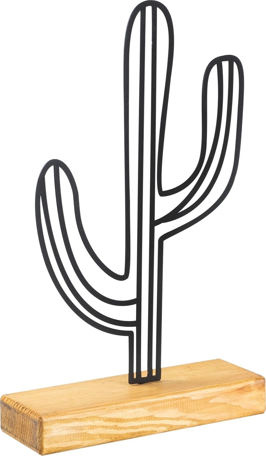 Objekt dekorativ Aberto Design, kaktus, i zi