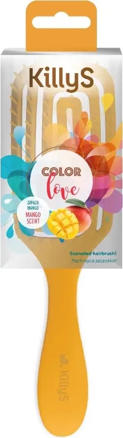 Furçë flokësh aromatike KillyS Color Love për femra Mango