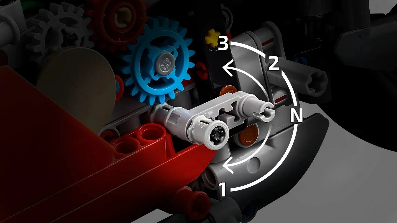 LEGO Technic Ducati Panigale V4 S, Model 42202, e kuqe
