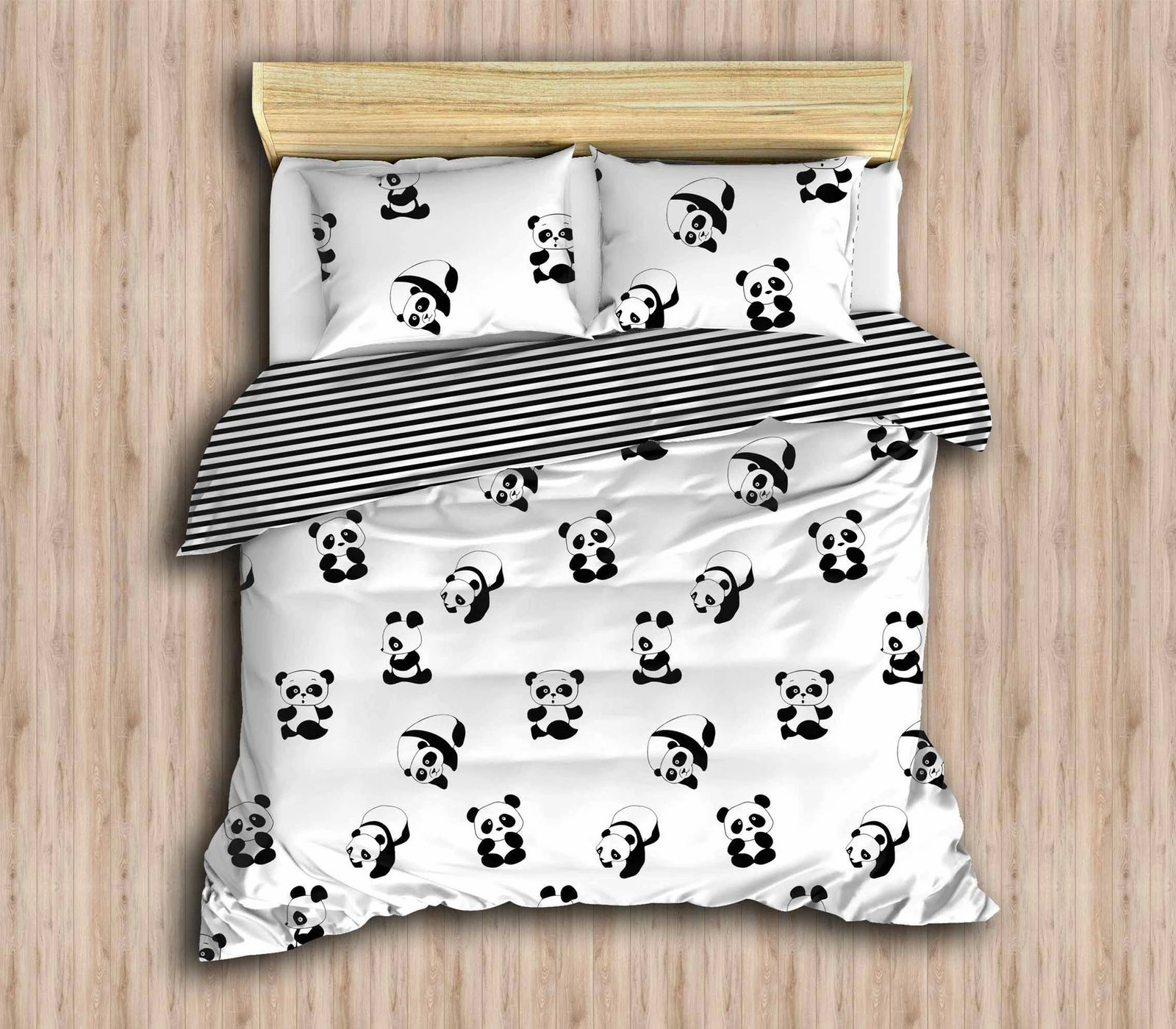 Set mbulesash për jorgan Super King, panda, L'Essentiel Linge de Maison