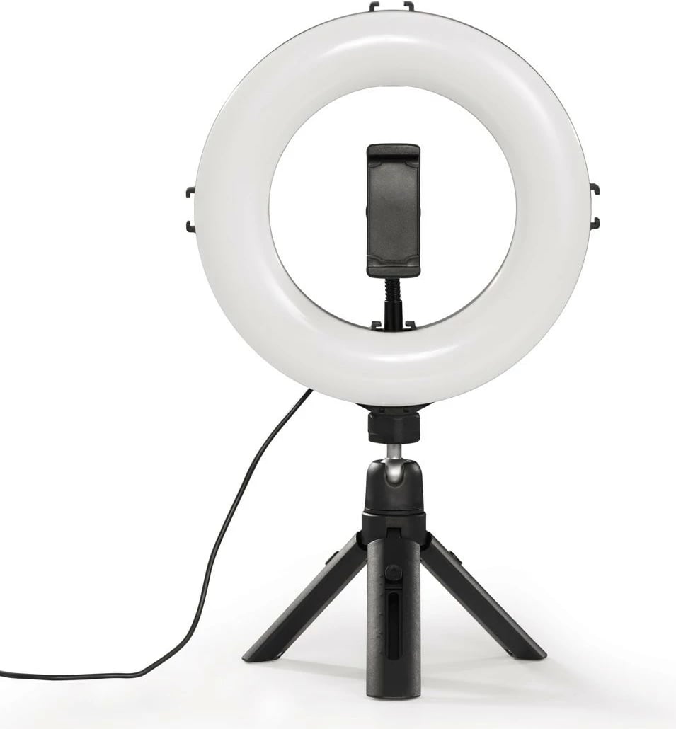 Ring light Hama Spotlight Smart 80 me mini tripod, 430g, e zezë