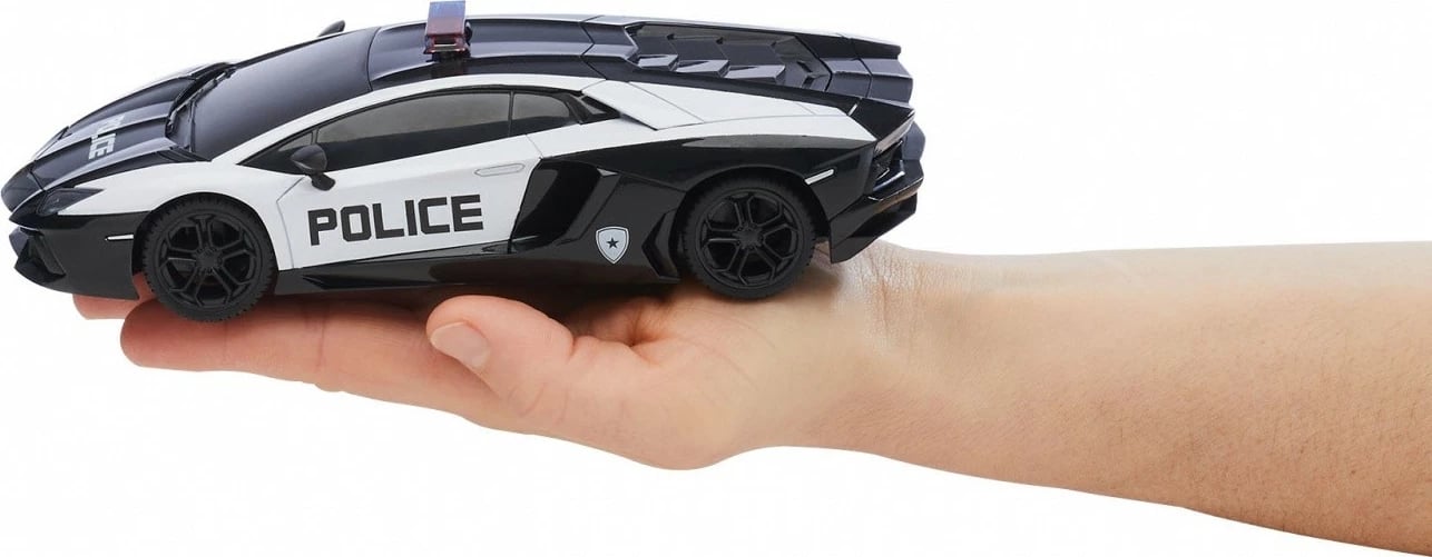Veture lodër me telekomandë Revell RC Lamborghini Aventador Police, 1:24, zi/bardhë