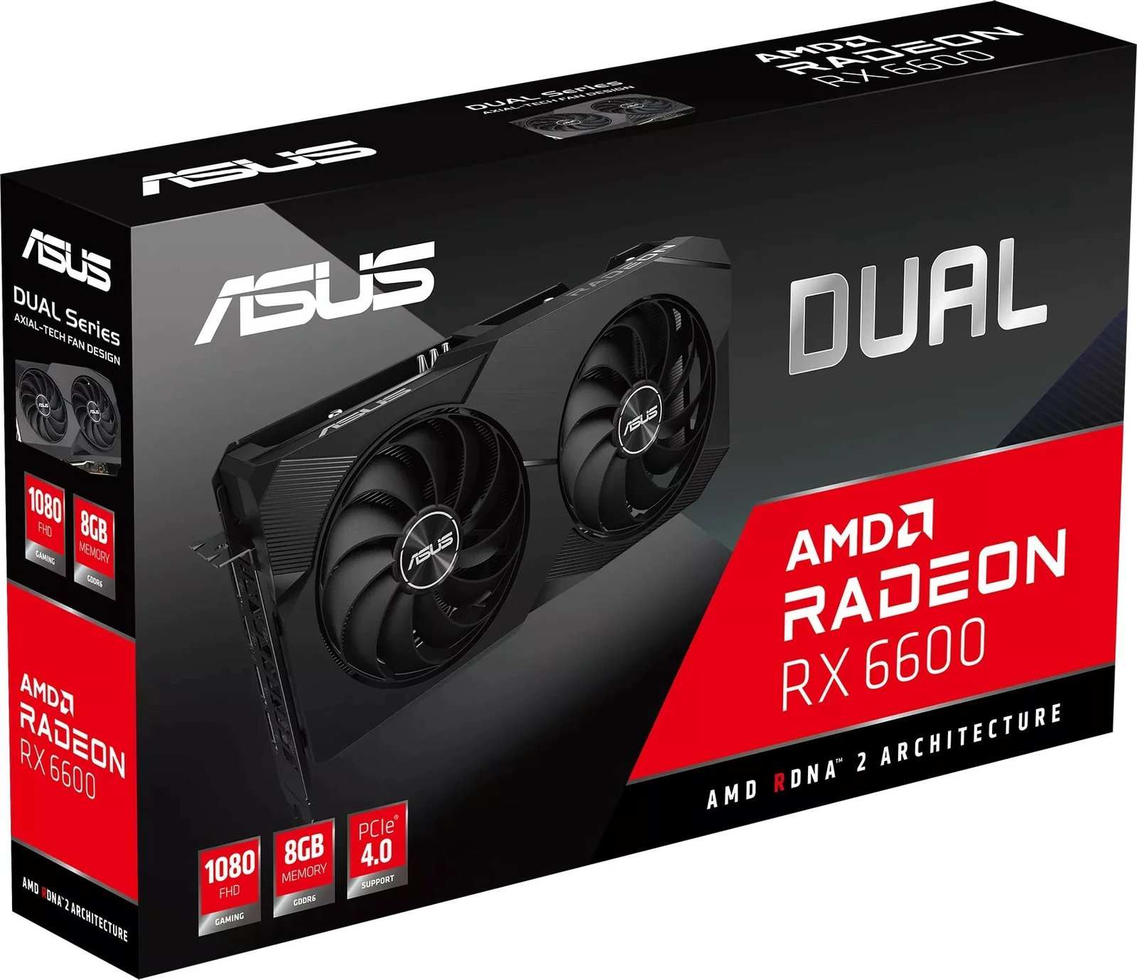 Kartelë grafike ASUS Dual RX 6600 8 GB GDDR6