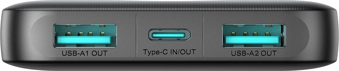 Powerbank Joyroom JR-PBF12, 10000mAh, 2x USB-A, 1x USB-C, e zezë