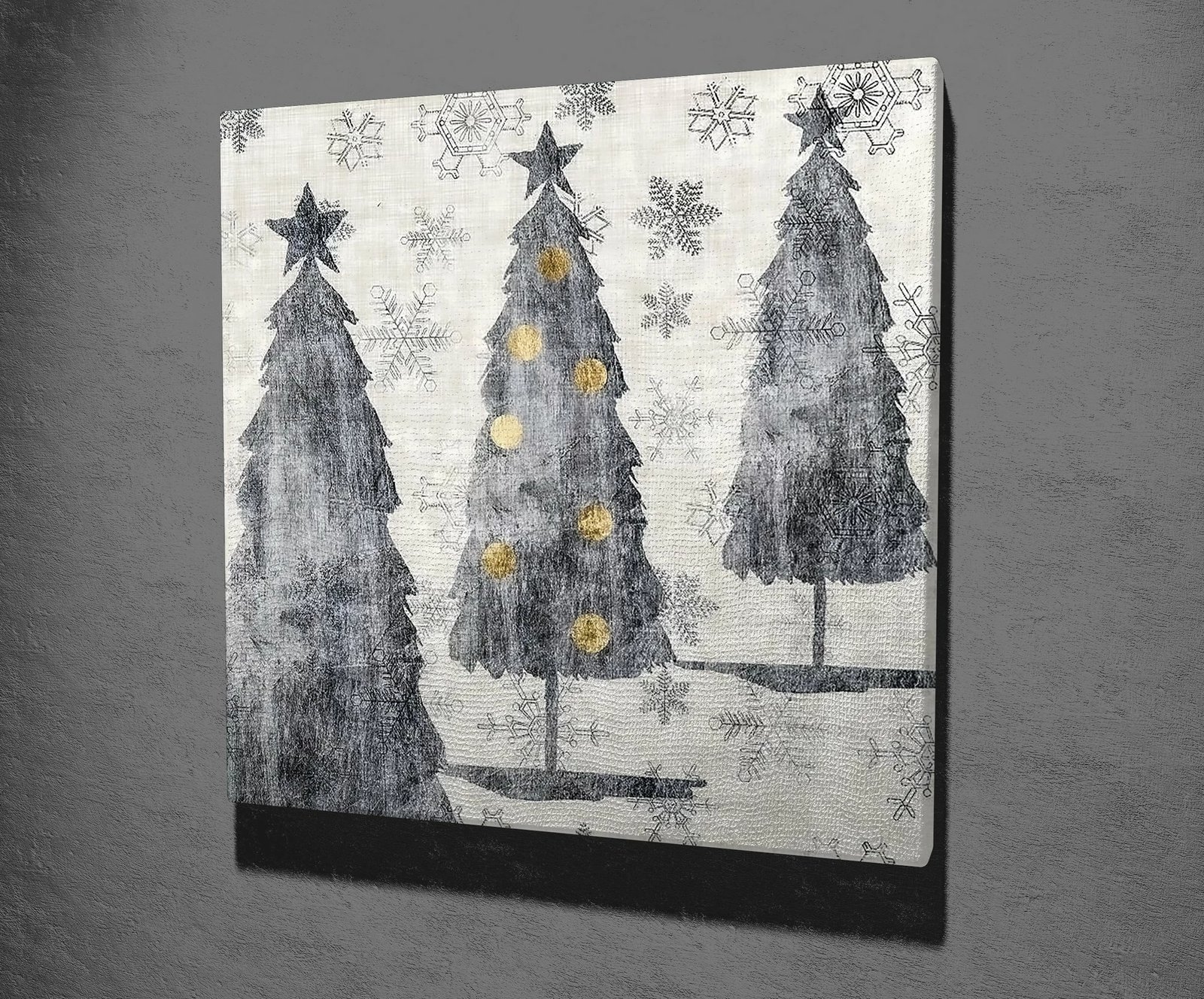 Pikturë dekorative në kanavacë, shumëngjyrëshe, Wallity KC448, 45x45cm