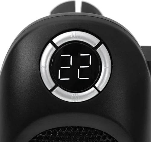 Ngrohës portativ, Adler, AD 7726 Thermofan Easy Heater, 1500W, timer 1-12h, kontroll temperature 15-35°C, element qeramik, i zi