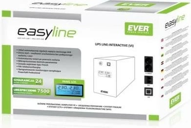 UPS EVER EASYLINE 850 AVR USB, 850 VA, 480 W, i zi