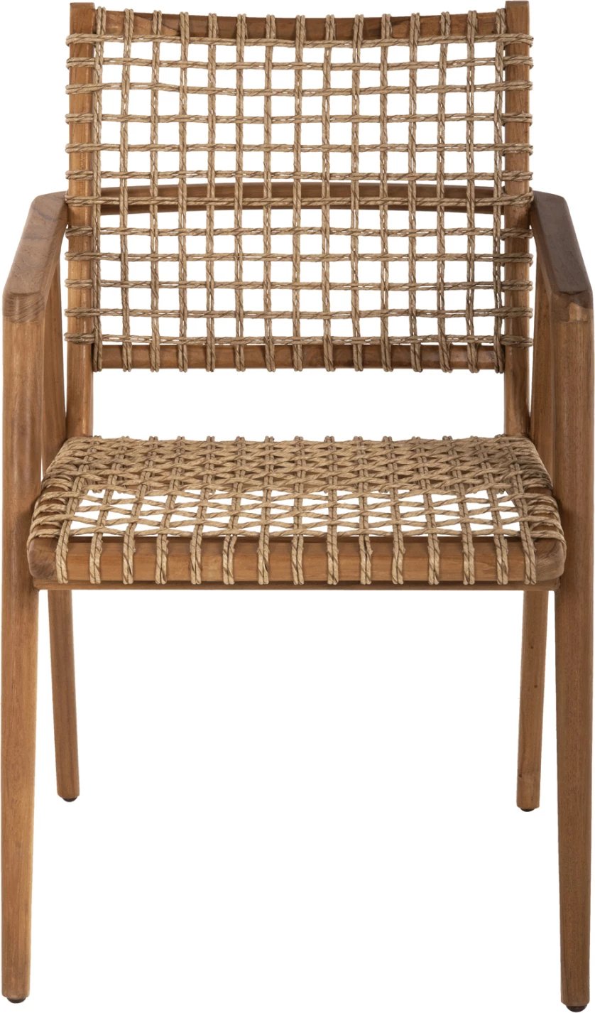 Karrige VAYA, FH9823, dru tik-litar sintetik, ngjyrë natyrale, 54x59x84H cm