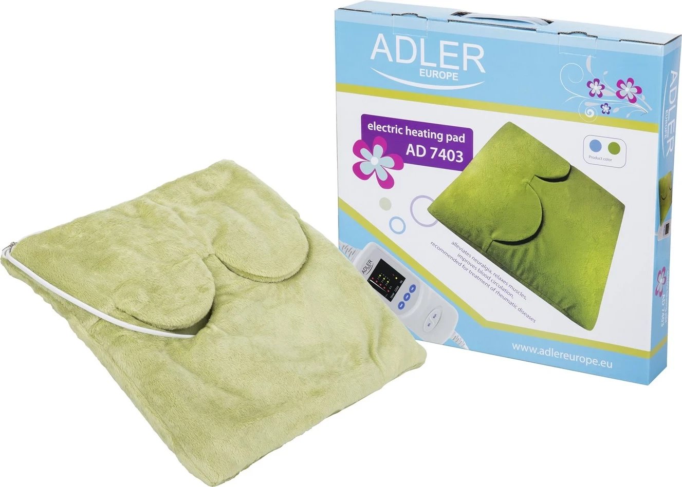 Ngrohës elektrik për këmbë Adler AD 7403, Jeshile