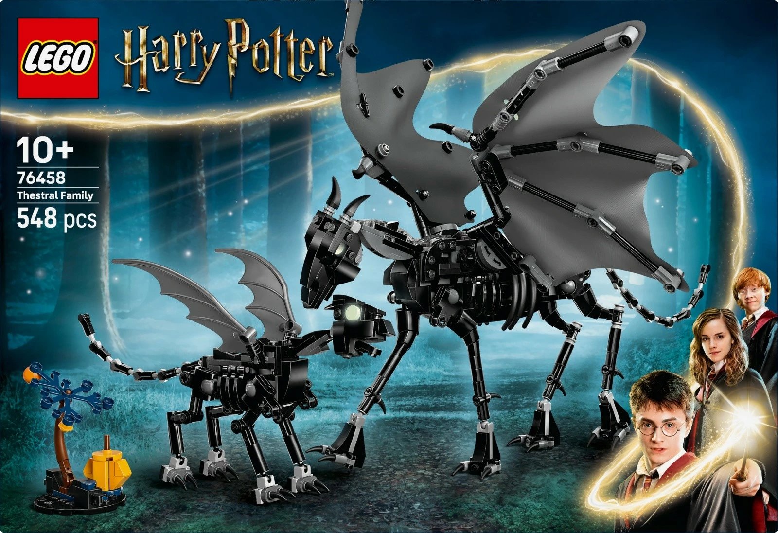 Set konstruktues LEGO Harry Potter 76458 Thestral Family 548 pjesë, moshë 10+, plastikë