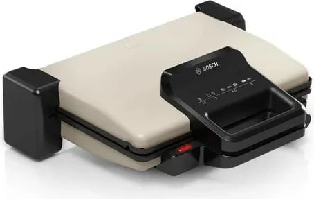 Grill elektrik Bosch TCG3302, 2000 W, qeramikë, argjendtë