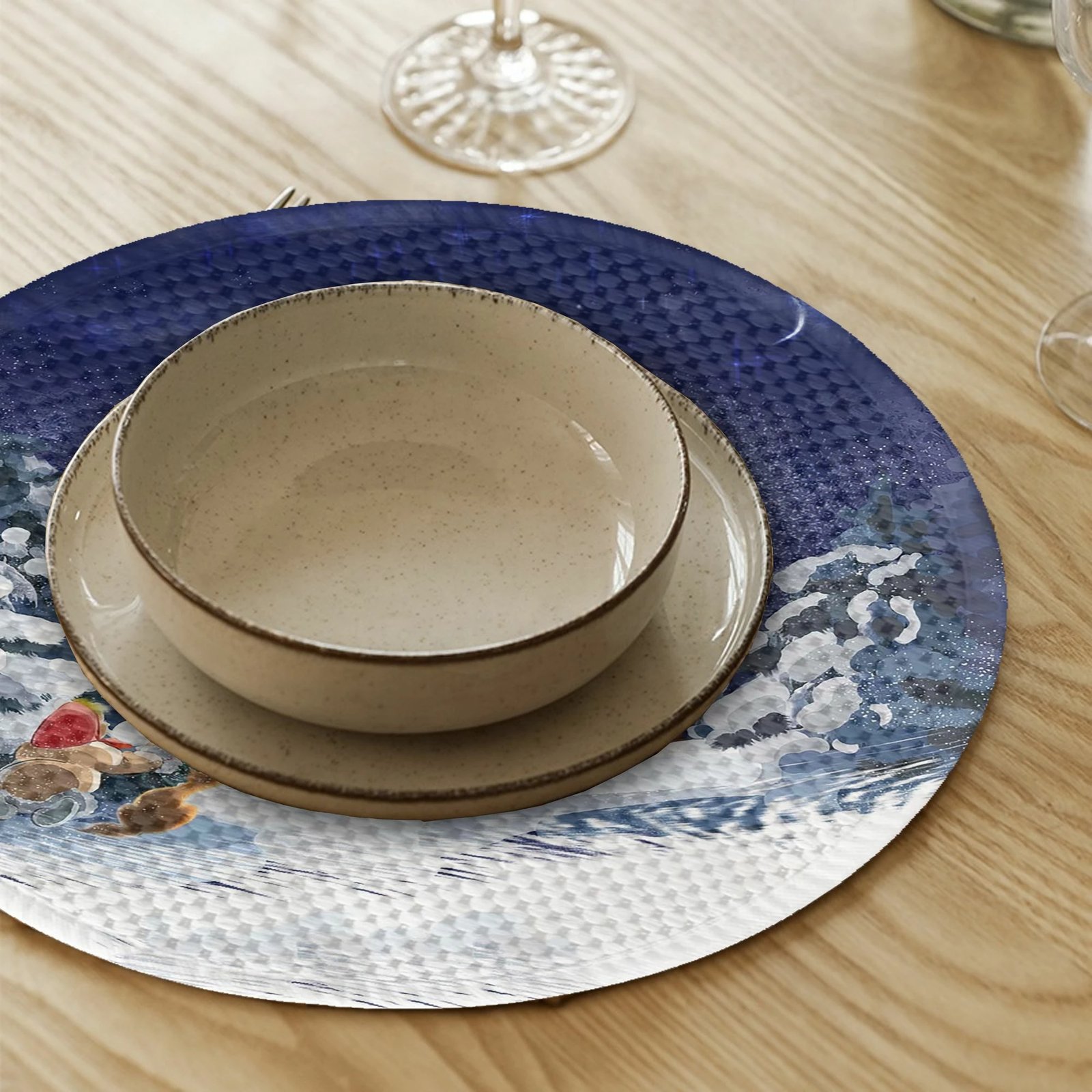 Set nënshtrues tavoline Hermia Concept, shumëngjyrësh, 3457Supla, 4 copë