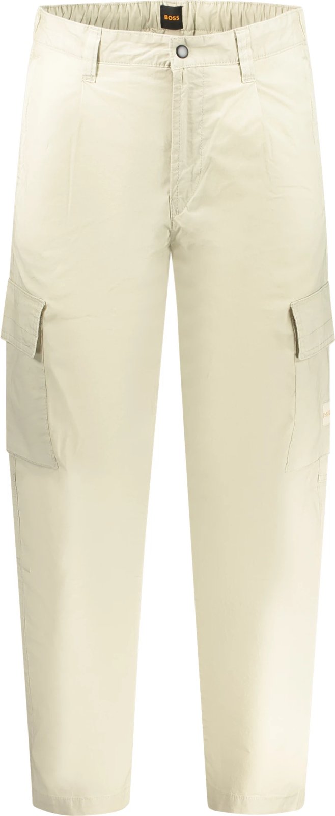 Pantallona BOSS tapered fit meshkuj, bezhë
