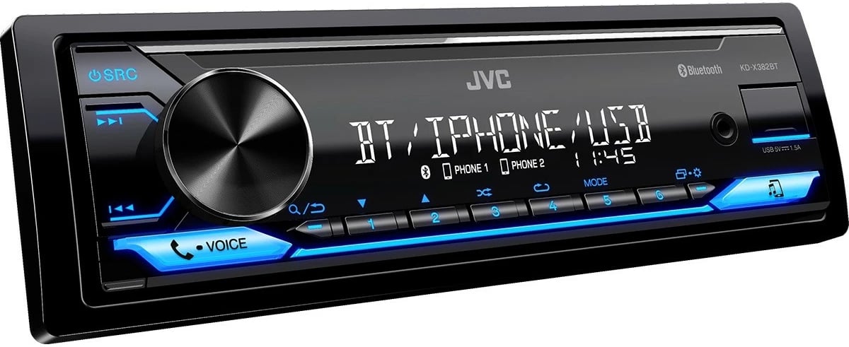 Radio veture JVC KDX-382BT, Bluetooth, USB, i zi