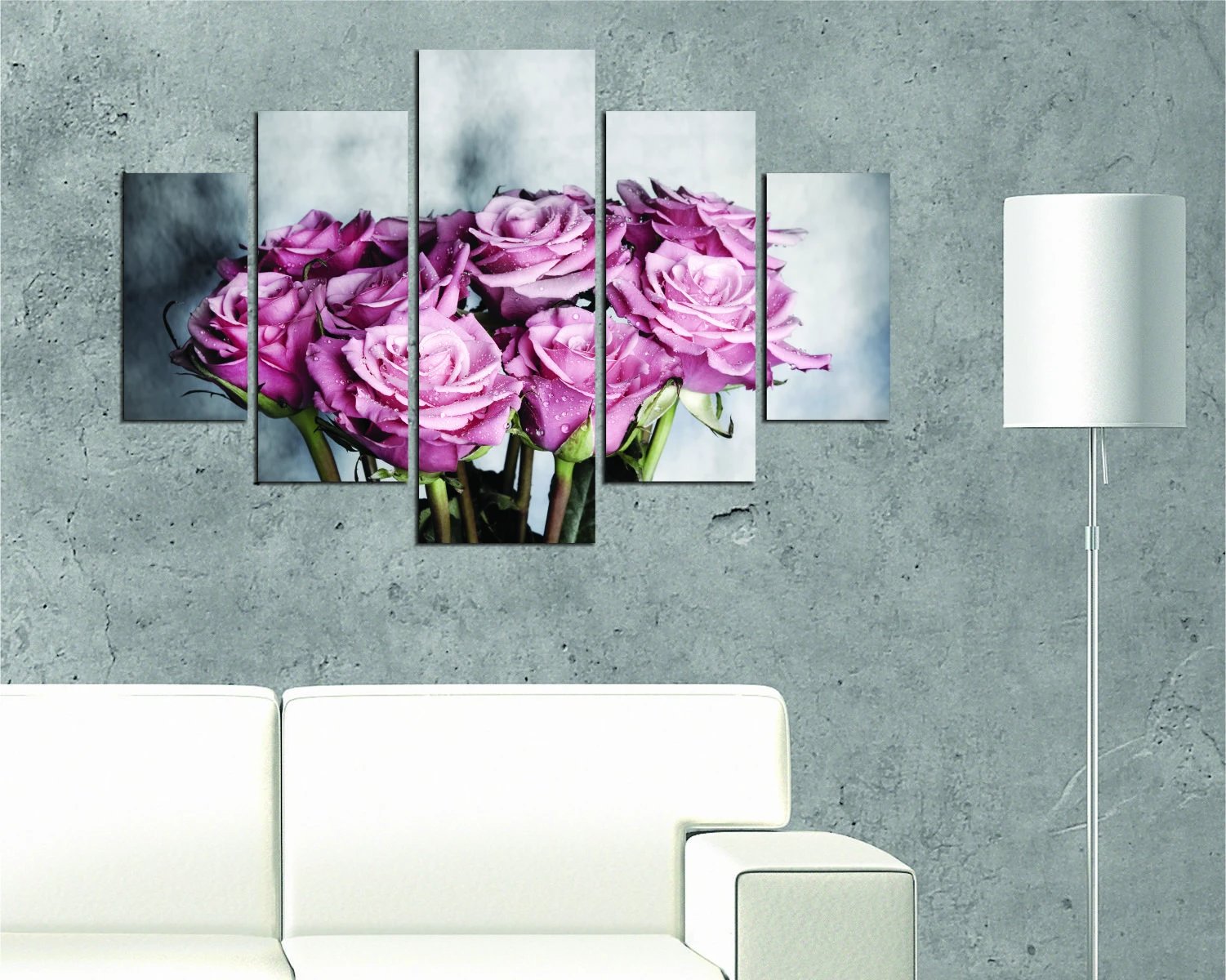 Pikturë dekorative MDF, 5 pjesë, Wallity, ST109