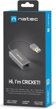 Kartë rrjeti Natec 1070, USB 3.0, RJ-45, 1Gb