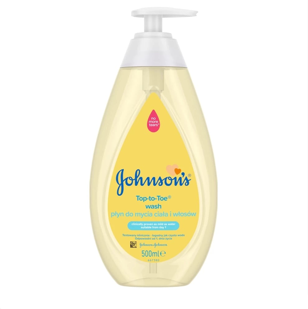 Larës trupit dhe flokëve për fëmijë Johnson & Johnson Top-to-Toe 500ml